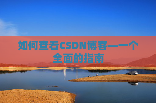 如何查看CSDN博客—一个全面的指南
